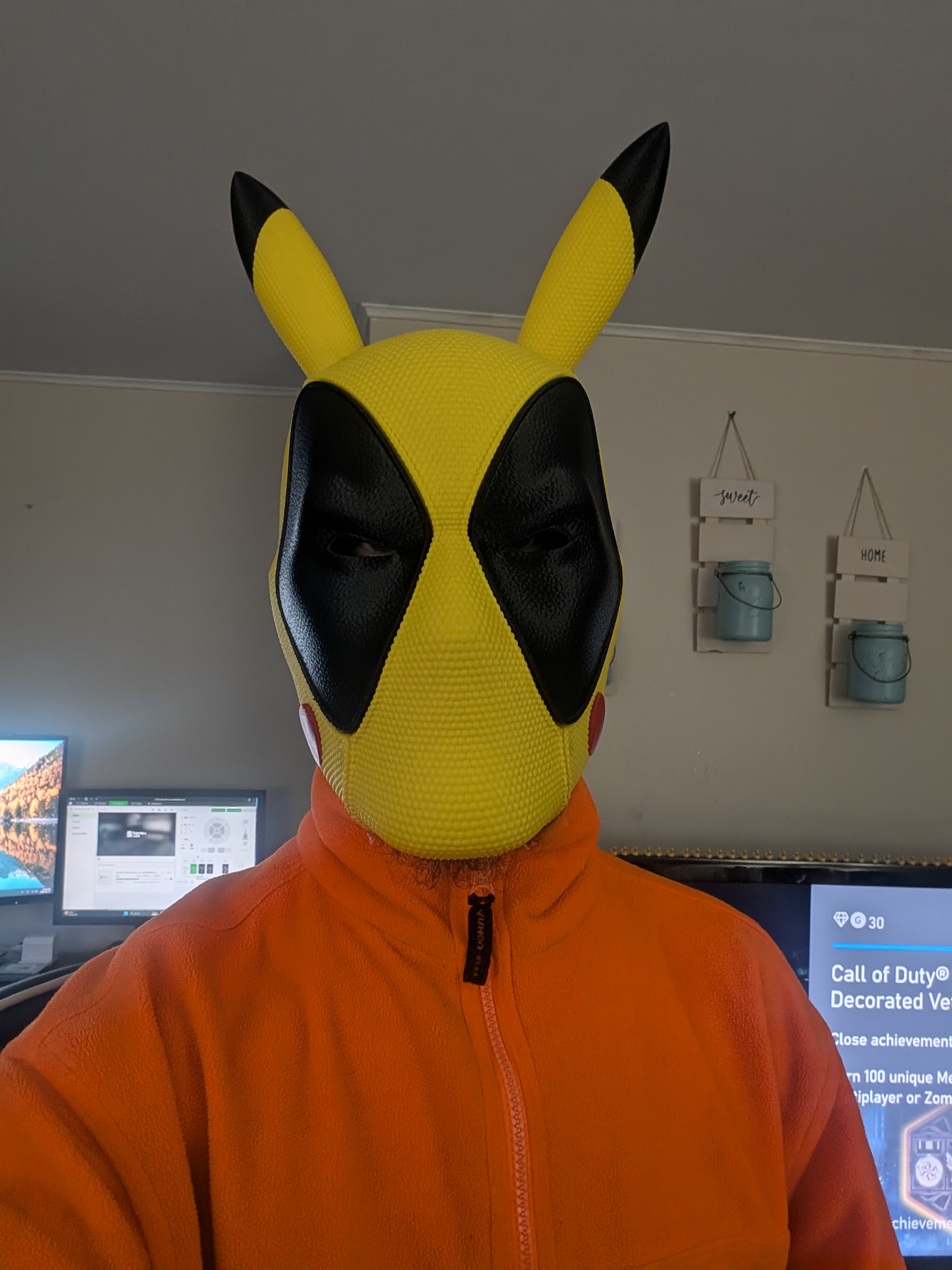 Deadpool / Pokemon Helmet